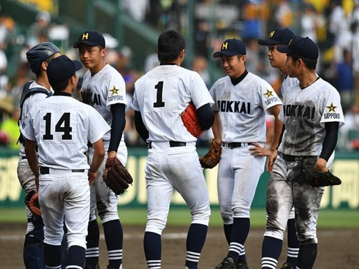 北海はなぜガッツポーズしないのか。甲子園では珍しいスタイルの「理由」。＜Number Web＞ photograph by Hideki Sugiyama