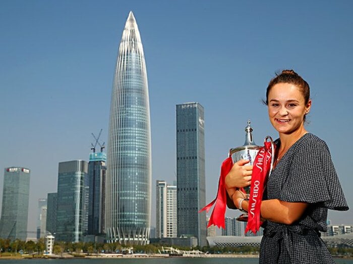 バーティに優勝賞金4億8000万円!WTAファイナルズの陰に中国マネー。<Number Web> photograph by Getty Images