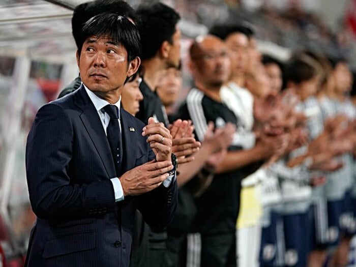 森保流3バックは想像以上に有望？修正点は山積だが、メリットは明白。＜Number Web＞ photograph by Getty Images
