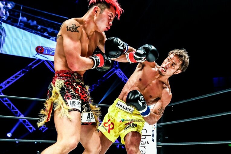 2017年12月10日、キックボクシングで不可思と対戦　©Susumu Nagao