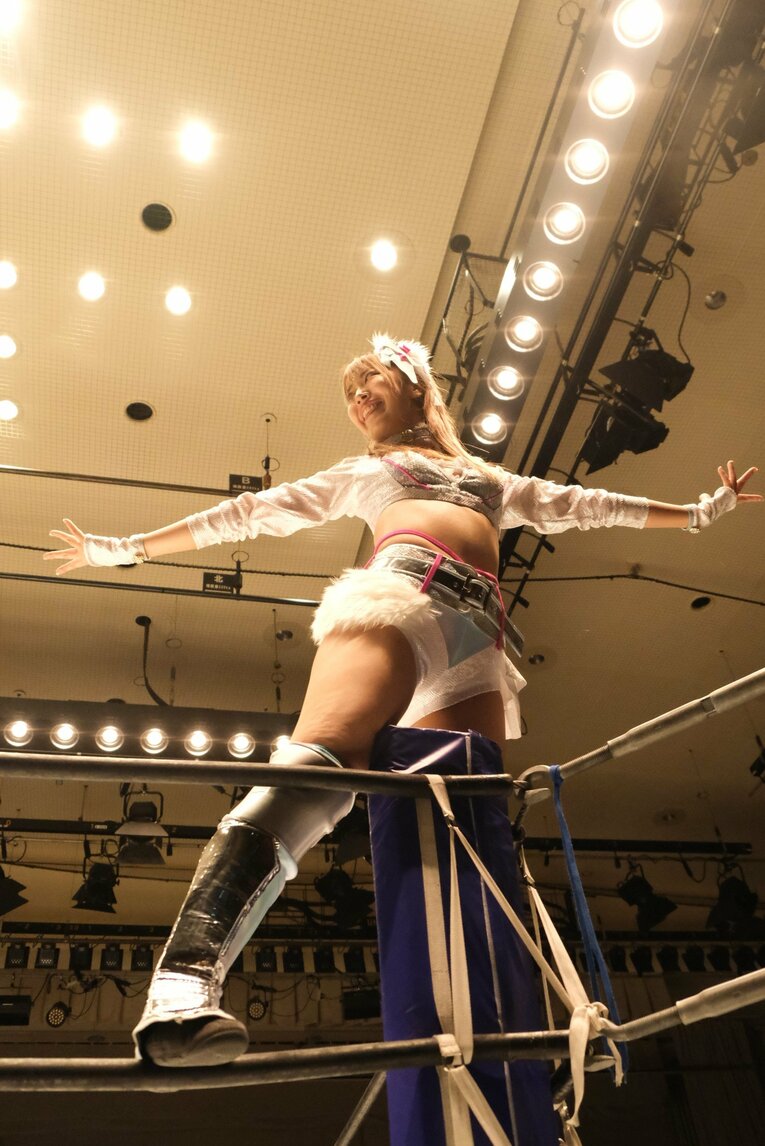 スターダムでのデビュー戦（vsウナギ・サヤカ）