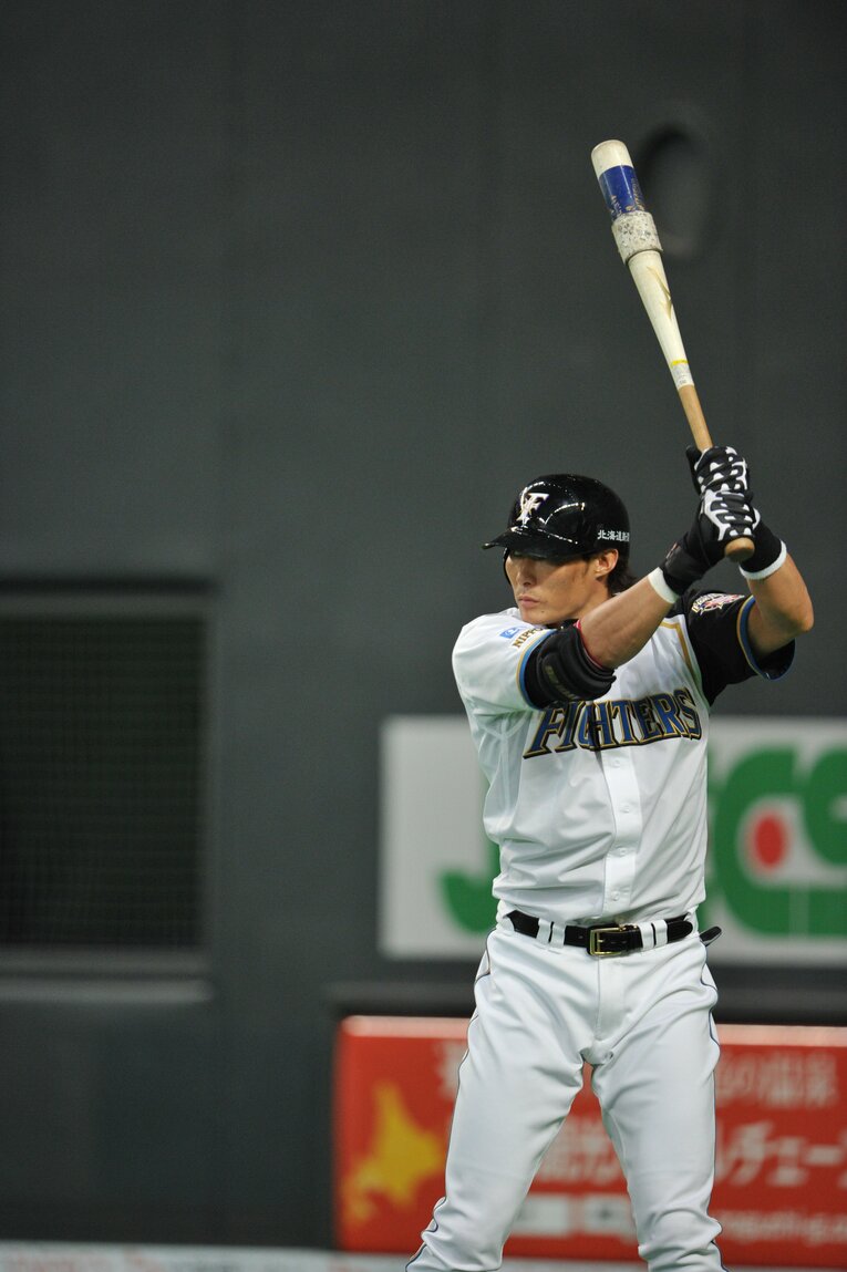 日本ハム時代の糸井　©BUNGEISHUNJU