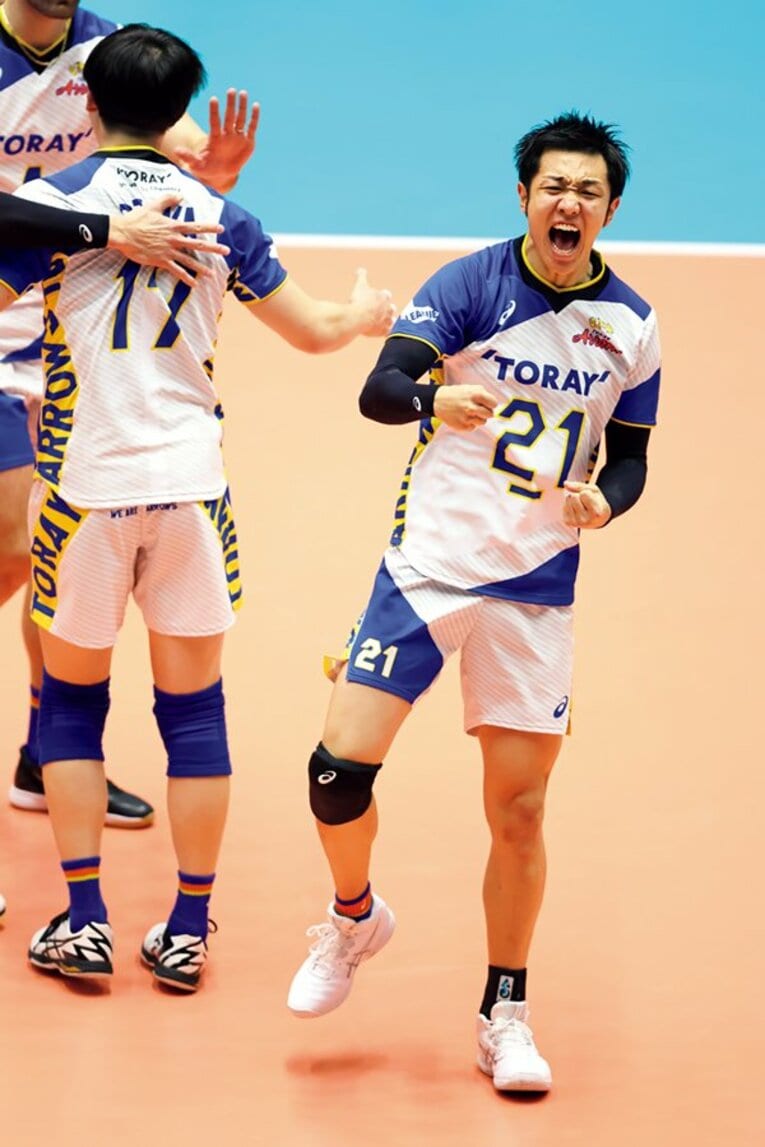 藤井直伸／1992年1月5日、宮城県生まれ。古川工高、順大を経て、2014年に東レへ加入。'17年3月に日本代表に初招集され、同年の国際大会でデビューを飾った。'21年東京五輪代表に選出され、ベネズエラ戦で五輪初出場。'22年2月に胃がんを公表し、'23年3月に31歳で死去　©AFLO