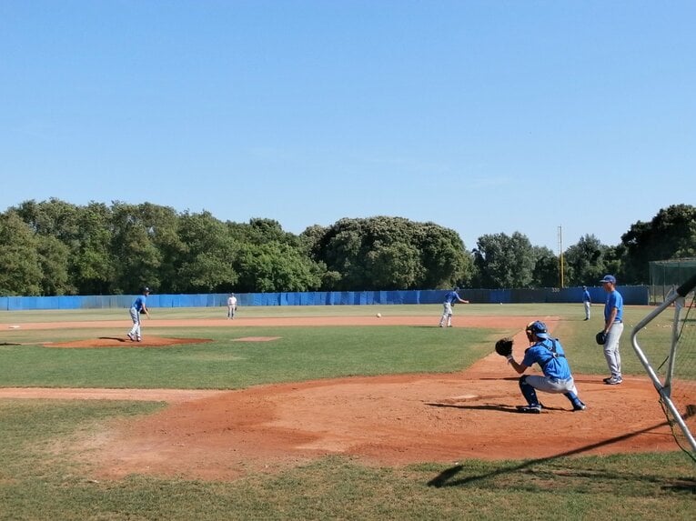 2015年、FIBS（イタリア野球連盟）アカデミーの様子 ©Takashi Yuge