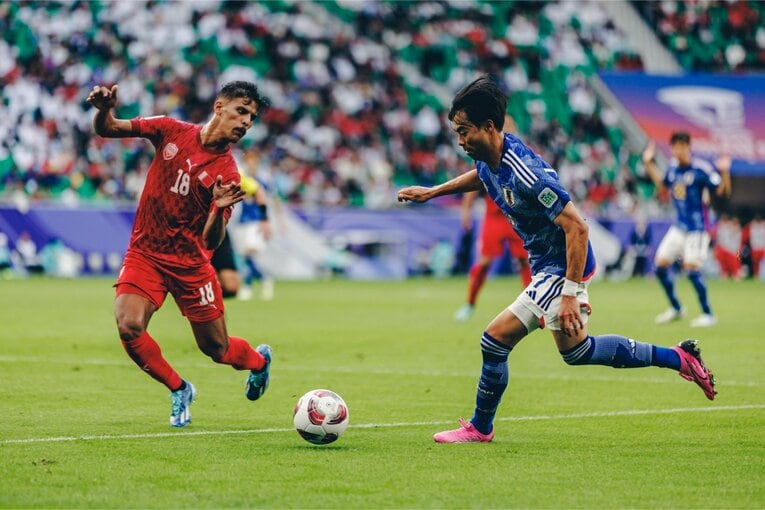 アジア杯バーレーン戦「三笘の超幻惑ドリブル」写真セレクション（全20枚中の19枚目）　©Kiichi Matsumoto　