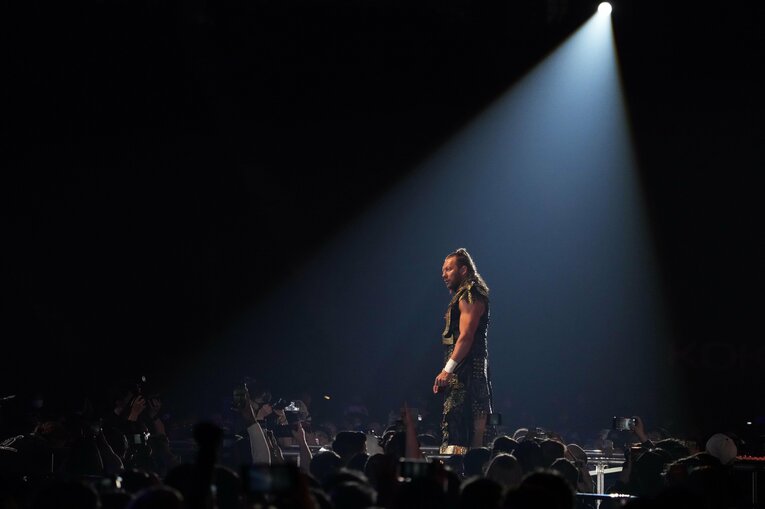 復帰したケニー・オメガ　©Masashi Hara