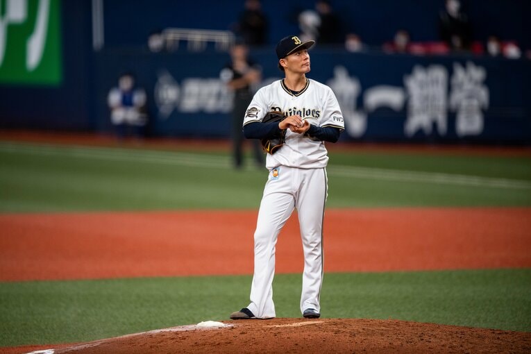 第1戦に先発したオリックス・山本由伸　©︎Nanae Suzuki