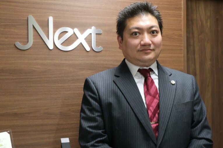 弁護士法人Nextでさまざまなトラブルに向き合いながら、プロレスラーとしても活動している川邉賢一郎（リングネームは剛馬） ／ photograph by Norihiro Hashimoto