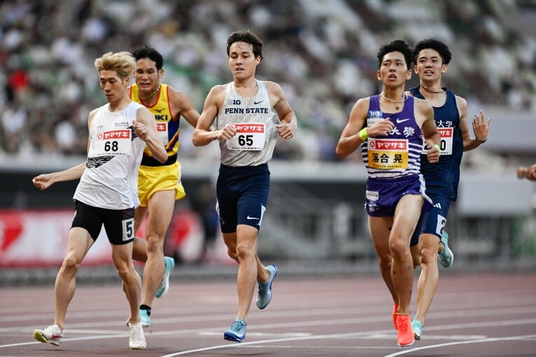 優勝した落合の前に出るなど予選から積極的なレースを見せた　©Nanae Suzuki