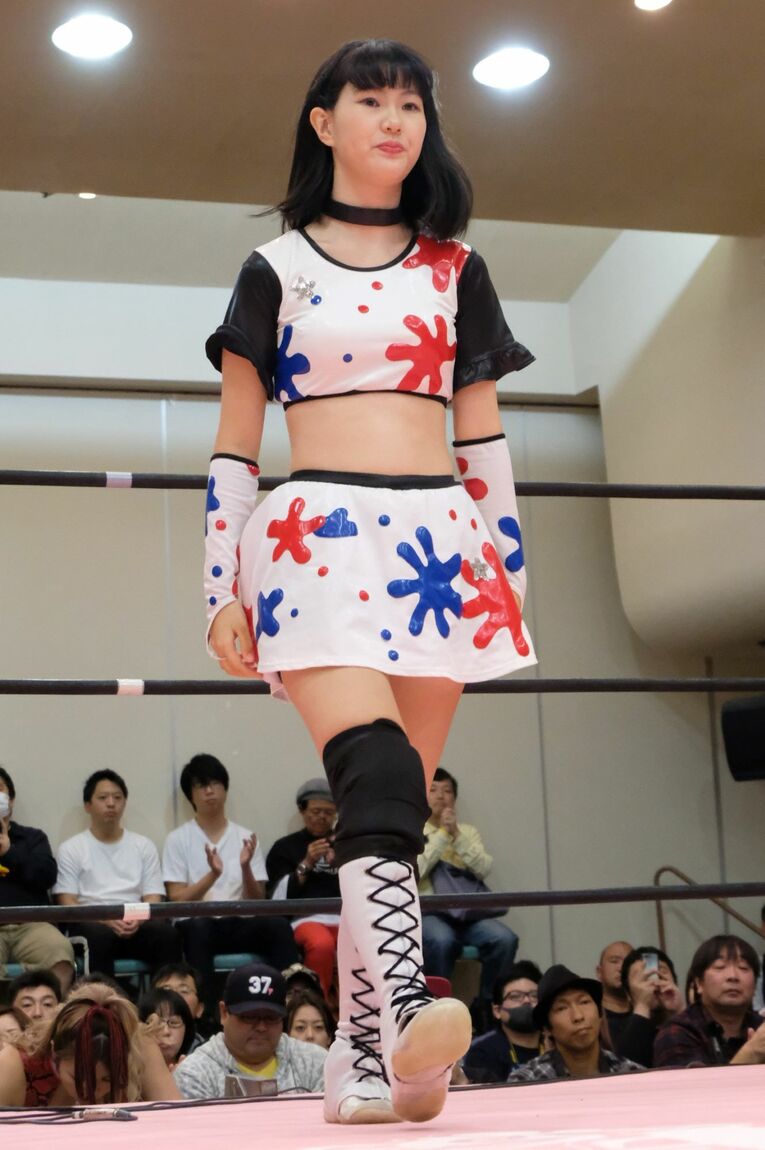 レスラー時代の黒崎セラ（YUMI）