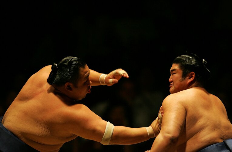 現役時代の千代大海　©Getty Images