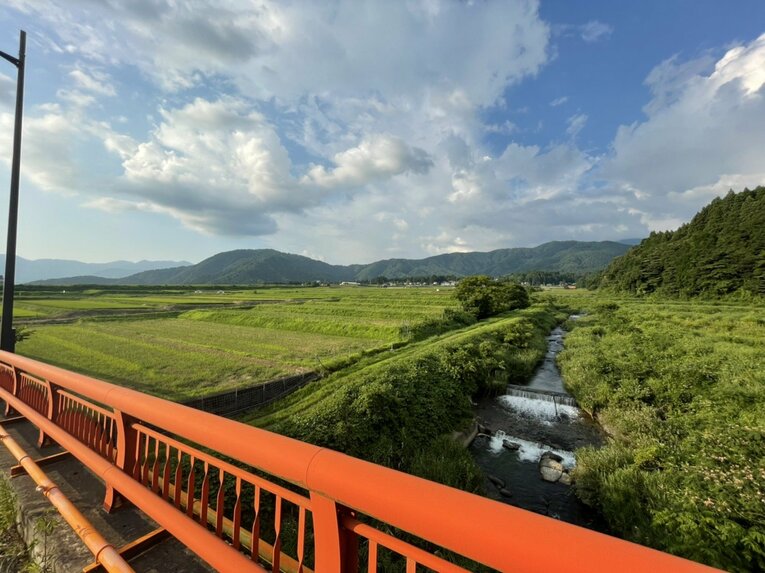 山口の地元・勝山市の街並み（2021年撮影）