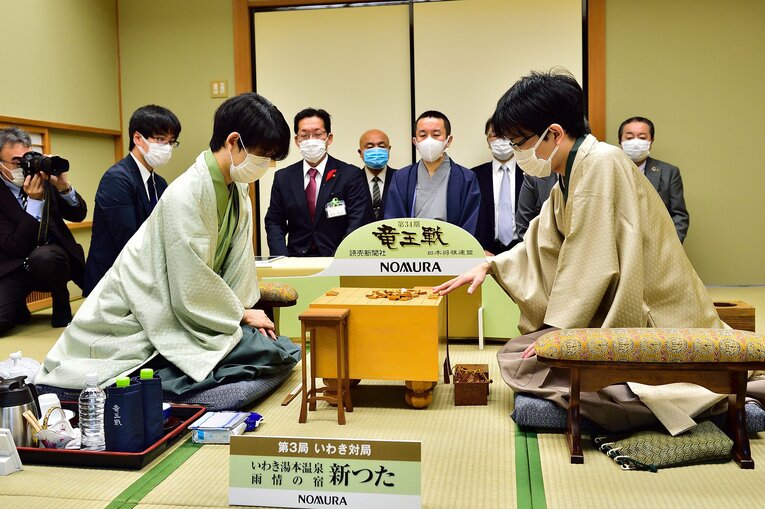 2021年の竜王戦第3局　©日本将棋連盟