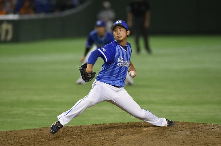 2016年CS第1ステージに登板した今永　©Hideki Sugiyama