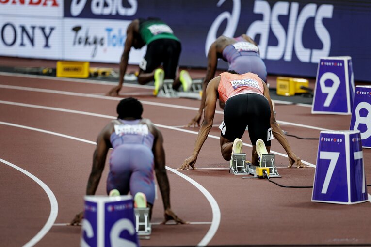 【東京世界陸上】1991年の高野進以来、34年ぶりとなる世界選手権での決勝進出を決めた中島　©Kiichi Matsumoto