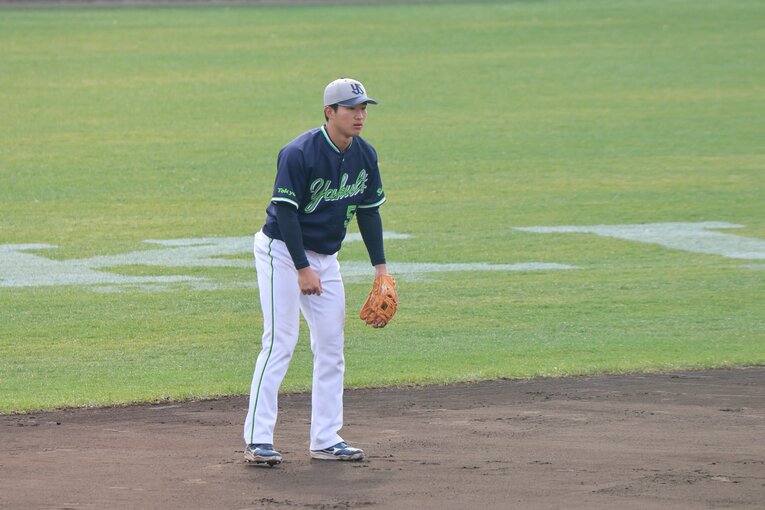 キャンプでの田中。まだまだ緊張感がある毎日だという　©Fumi Sawai