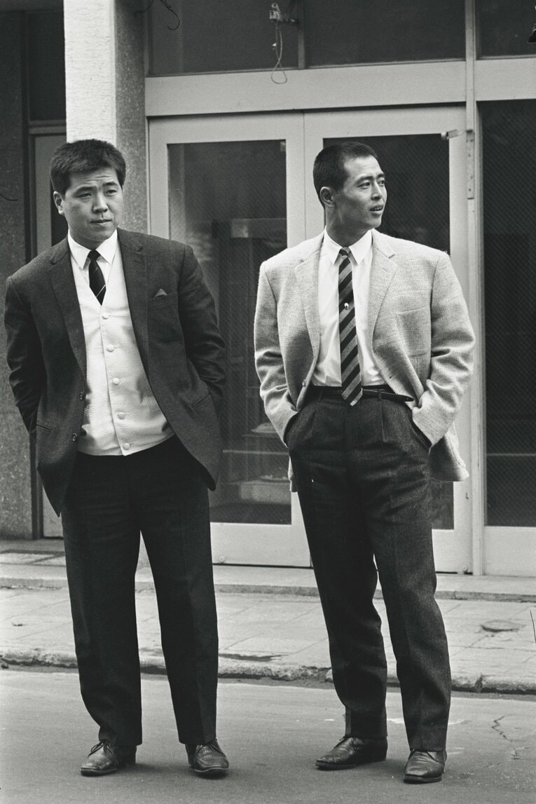 若き日の王貞治と野村克也　©Shinji Yamakawa