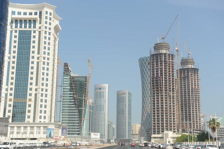 カタールの街中（2009年）　©Naoya Sanuki