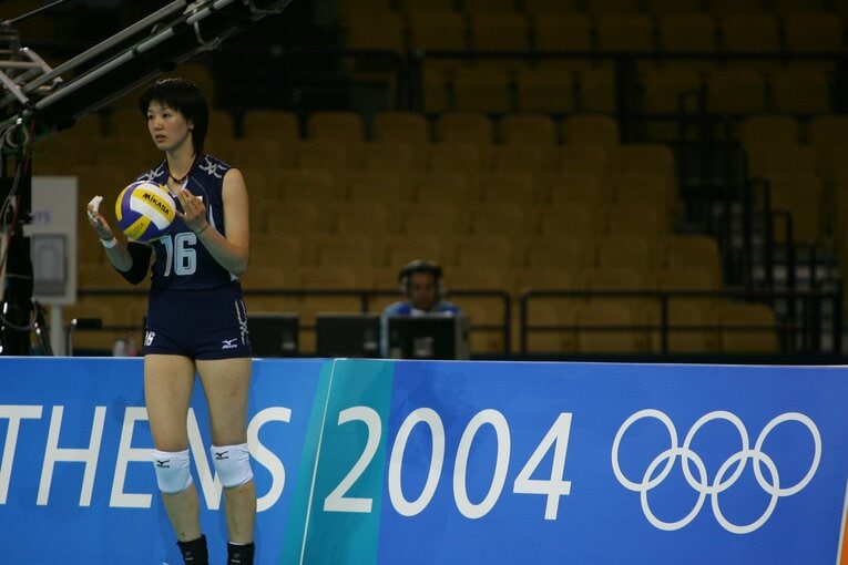 2004年アテネ五輪　©︎Takuya Sugiyama/JMPA