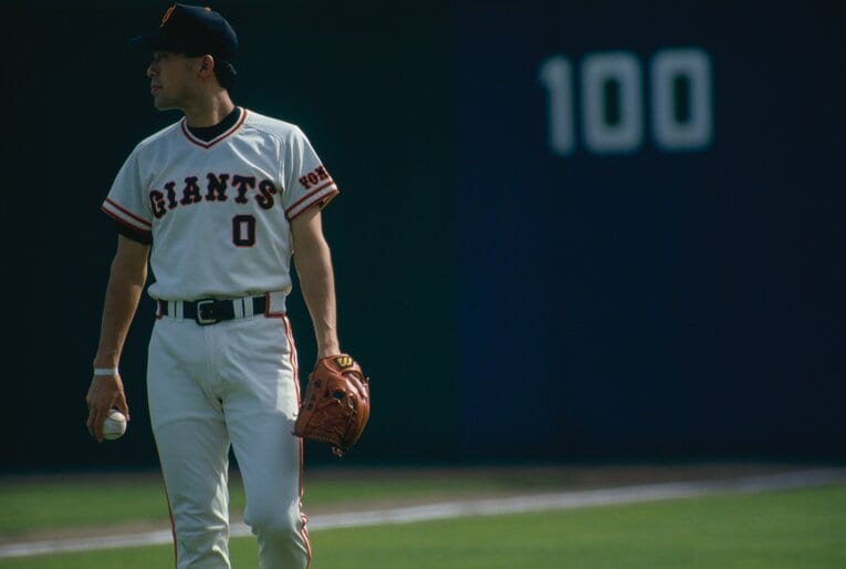 現役時代の川相昌弘。1983～03年巨人、04～06年まで中日に在籍（写真は1990年撮影）　©BUNGEISHUNJU