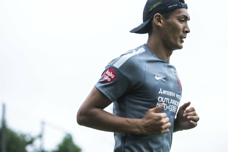 浦和での槙野 ©Sports Graphic Number