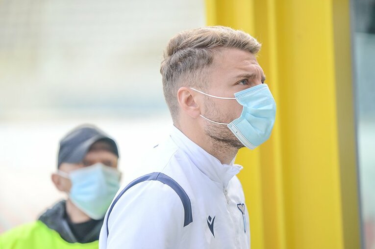 “コロナ隠蔽疑惑”が出ており、ラツィオとインモービレは周囲の雑音とも戦わなければならない ／ photograph by Getty Images