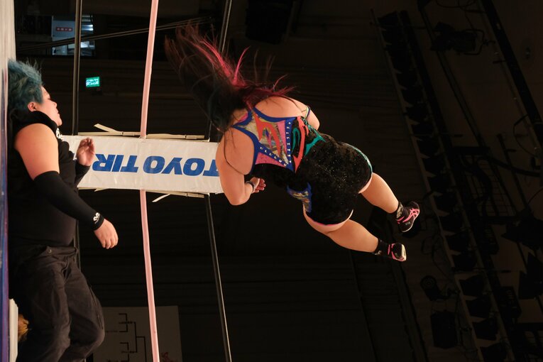 センダイガールズの11.23後楽園大会メインにて行われた「チーム200キロ」橋本千紘&優宇vsアンドラス宮城&響