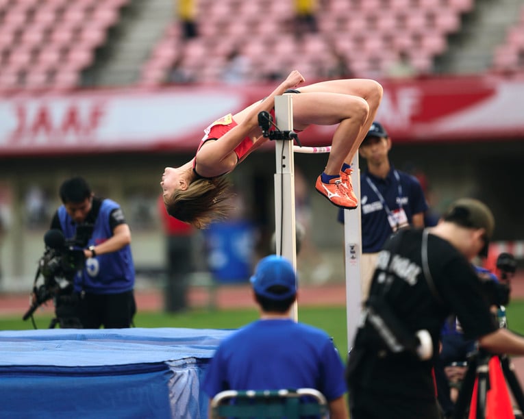 1m90cmまでの跳躍では、かなり余裕のある好ジャンプを見せていた（5/5）　©Yuki Suenaga