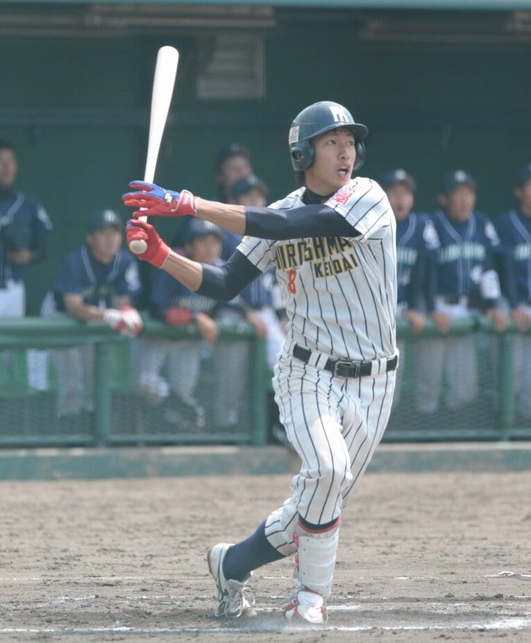 広島経済大時代の柳田悠岐　©Sankei Shimbun