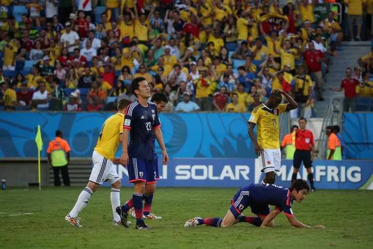 ブラジルW杯コロンビア戦（2014年）　©︎JMPA