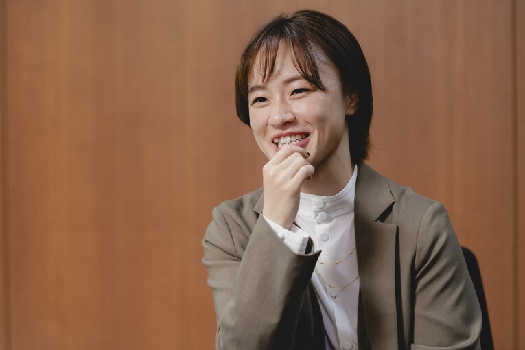 リオ五輪女子レスリング金メダリストの登坂絵莉さん　©Wataru Sato