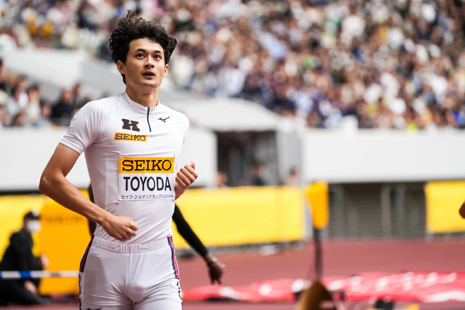 慶大進学後に急成長を見せている豊田　©Satoshi Wada