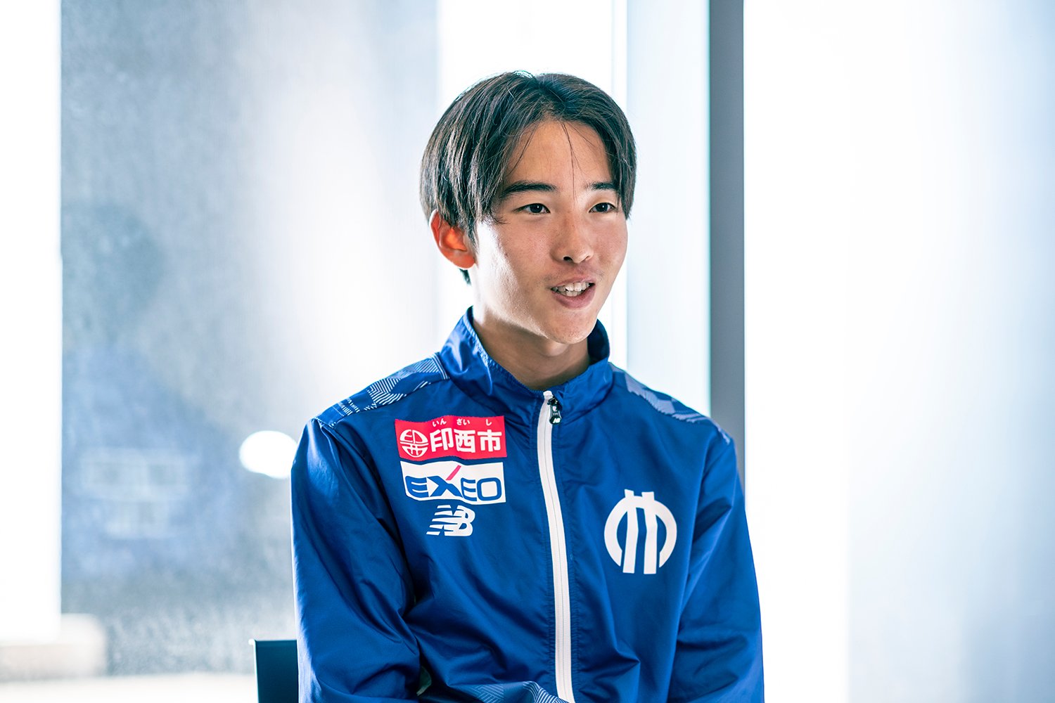 1年生の井上朋哉選手。京都府洛南高校出身。1万メートルの自己ベストは29分09秒25