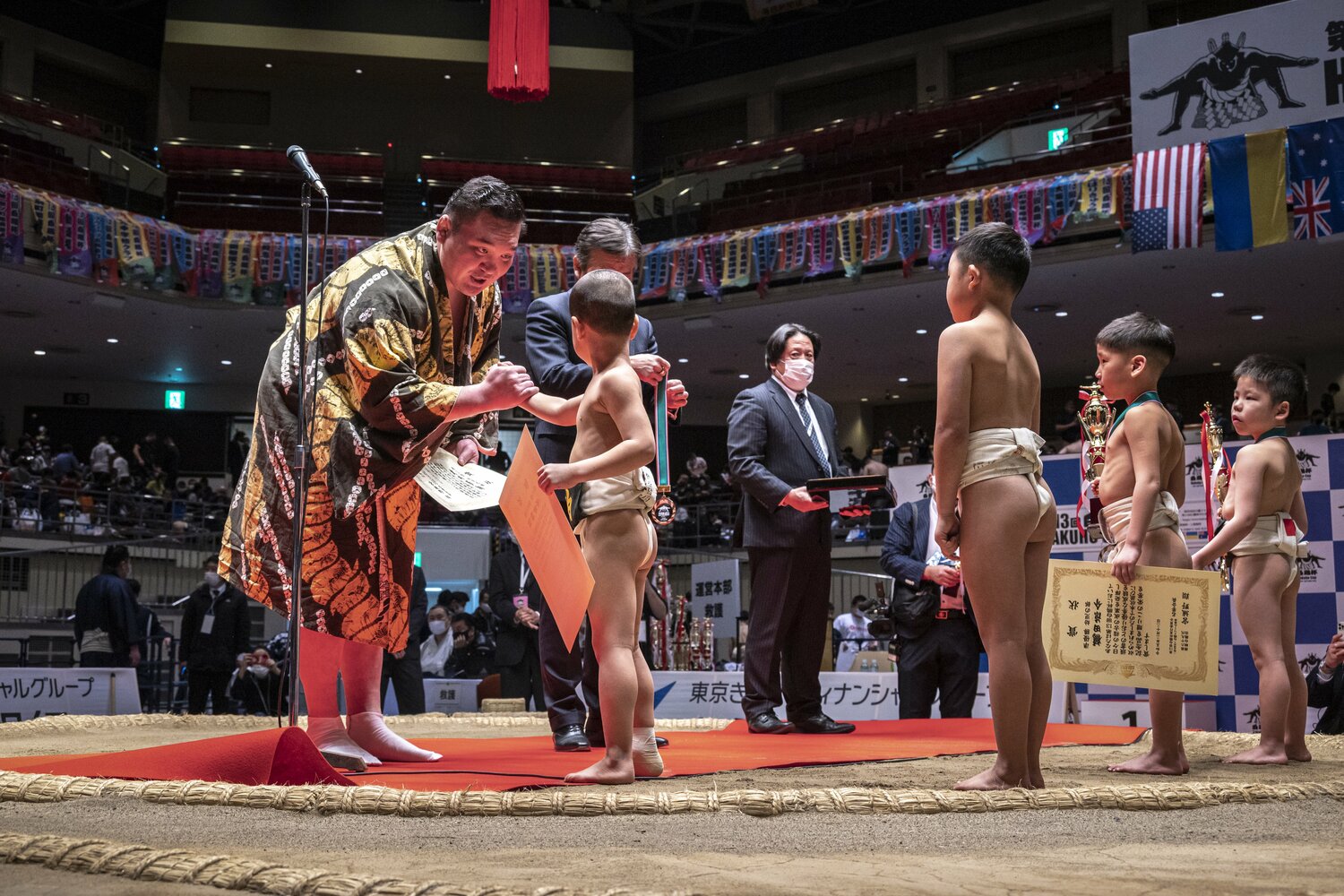 過去15回開催してきた白鵬杯。多くの現役力士が同大会への出場経験を持つ　©Takuya Sugiyama