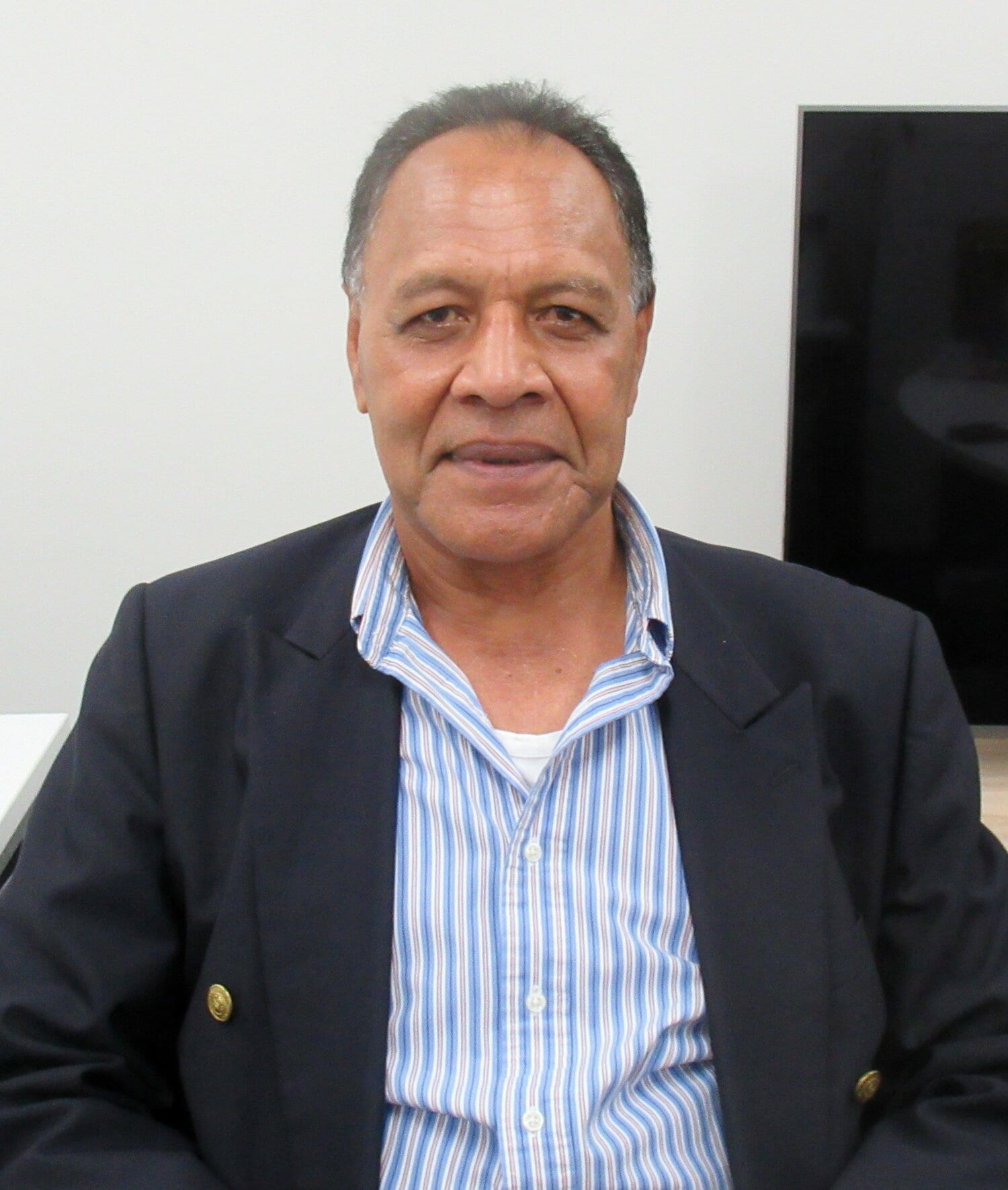 現在はオーストラリア在住のホポイ氏。日本に来るまでラグビー経験はほとんどなかったという　©JIJI PRESS