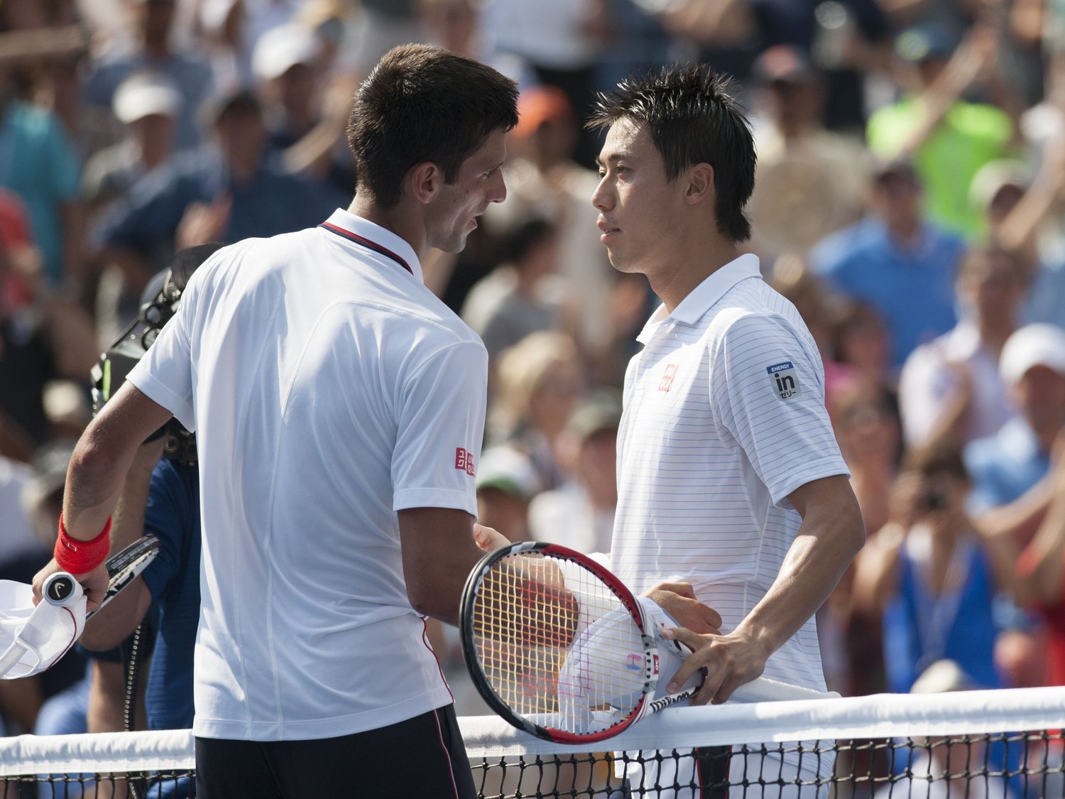 ジョコビッチに勝利した2014年全米準決勝　©Getty Images