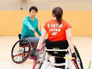 パラバドミントンの新星・里見紗李奈、事故に遭った日のことを松岡修造に語る。