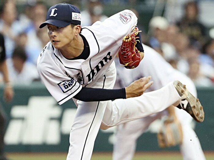 西武ドラ6森脇亮介は遅咲きの26歳。新人っぽくないリリーフの心得。＜Number Web＞ photograph by Kyodo News