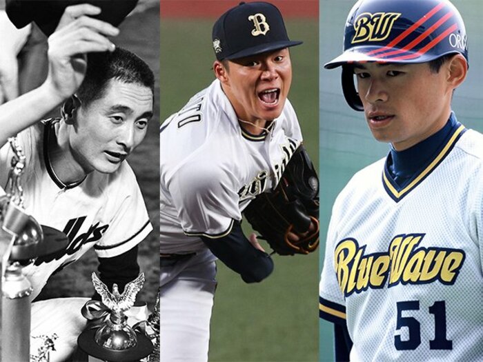 〈いち早くMVP・沢村賞予想〉パがオリ山本由伸W受賞なら「イチロー＋金田正一以来」…阪神独走セで村上頌樹が狙える「野茂英雄以来」の大快挙とは＜Number Web＞ photograph by JIJI PRESS（L,C）/Kazuaki Nishiyama(R)