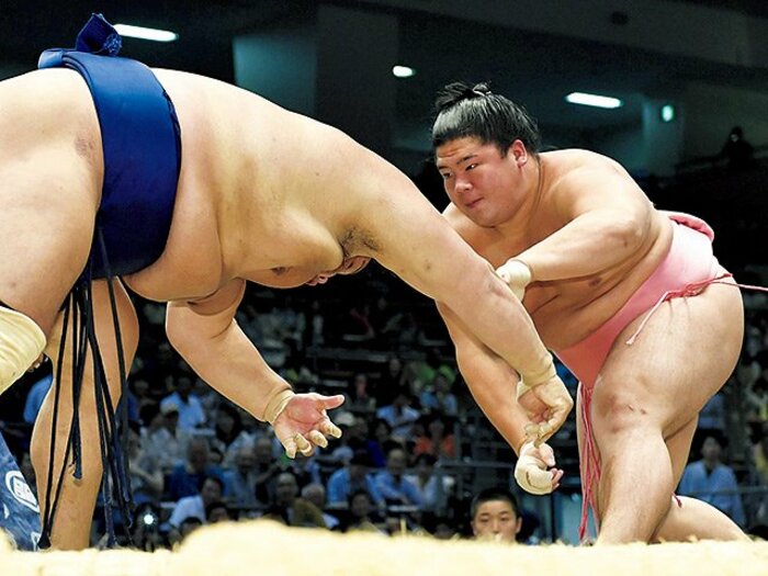 相撲界の門を次々に叩く、有望な学生出身力士たち。~豊ノ島「小柳の実力はすでに幕内クラス」~<Number Web> photograph by KYODO