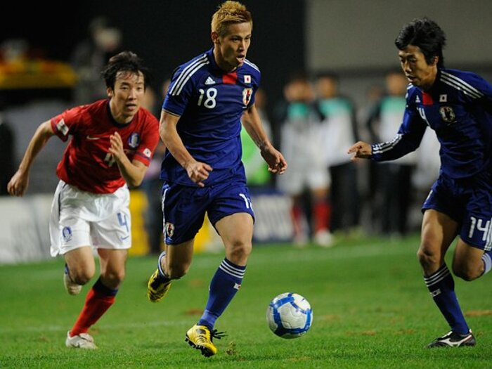 「強引さ」こそザックジャパンの旗印！90分間ゴールを目指し続けた日韓戦。＜Number Web＞ photograph by Takuya Sugiyama