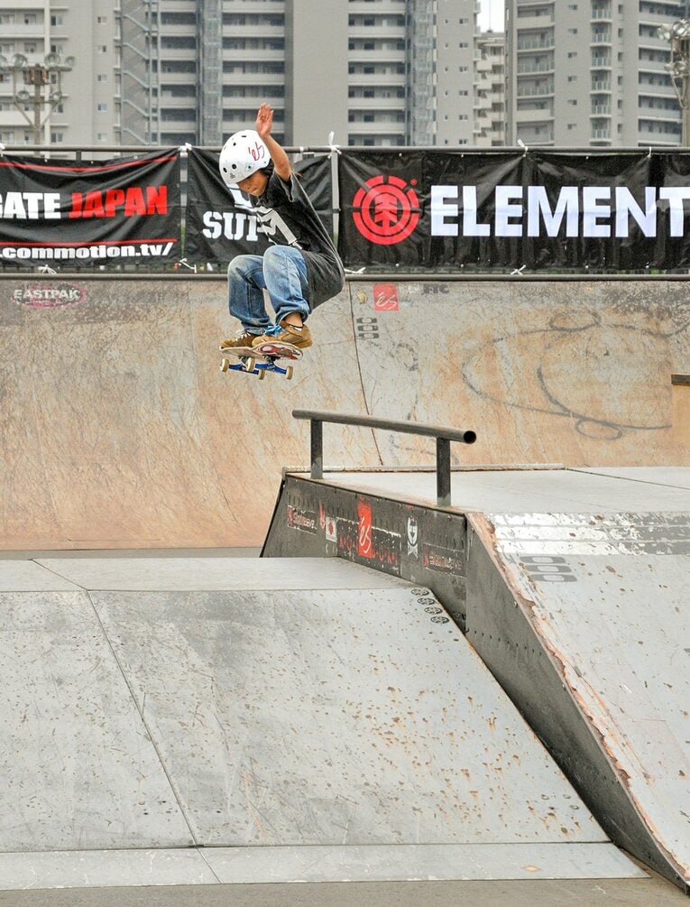 小学校4年生。この頃から男子に混じりコンテストに参加していた（2011年撮影）　©Yoshio Yoshida