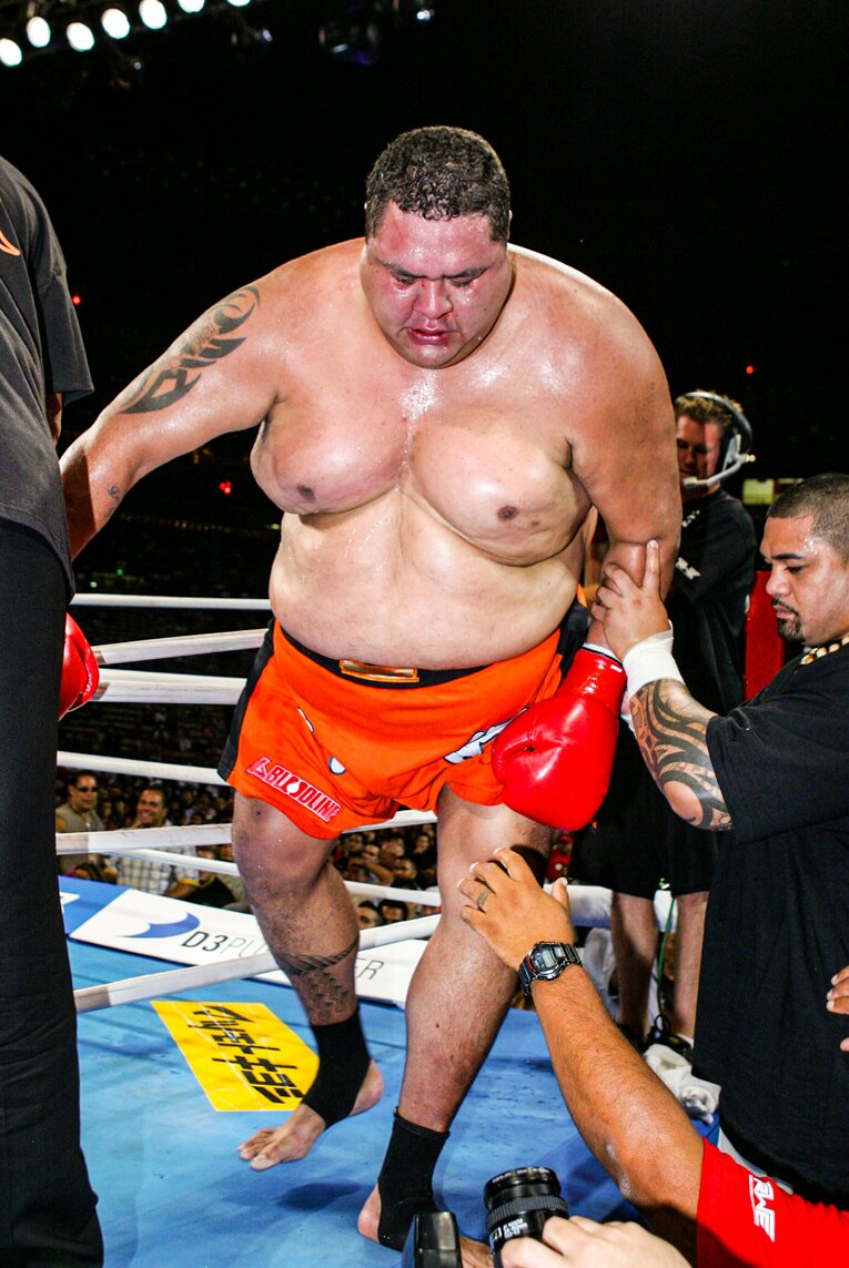 格闘家としての曙の歩みは苦難続きだった　©Susumu Nagao