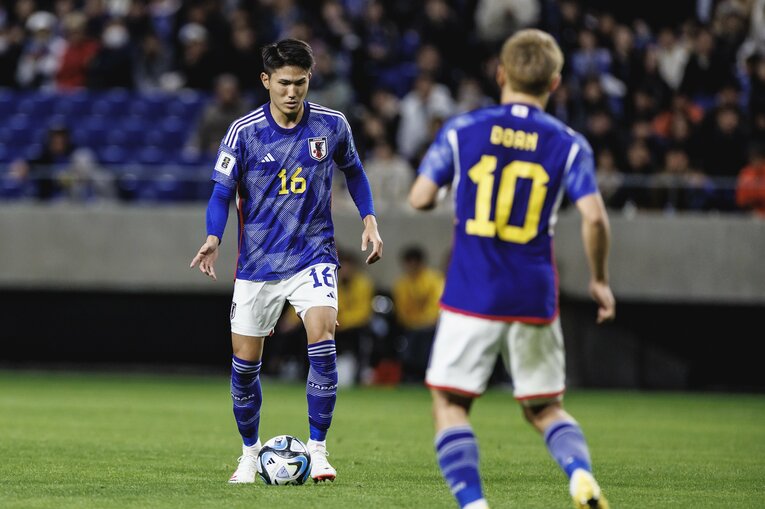 4年ぶりの代表戦出場となったDF渡辺剛（ヘント）　©Kiichi Matsumoto