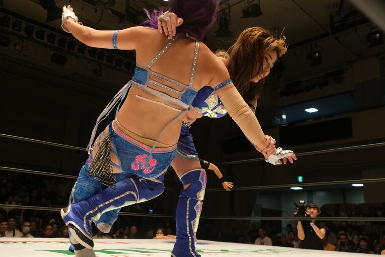 スターダムの大学生レスラー・妃南　©Norihiro Hashimoto