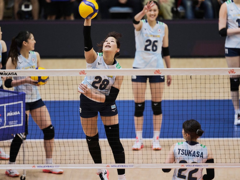 バレーボールネーションズリーグ 韓国戦　©︎Yuki Suenaga