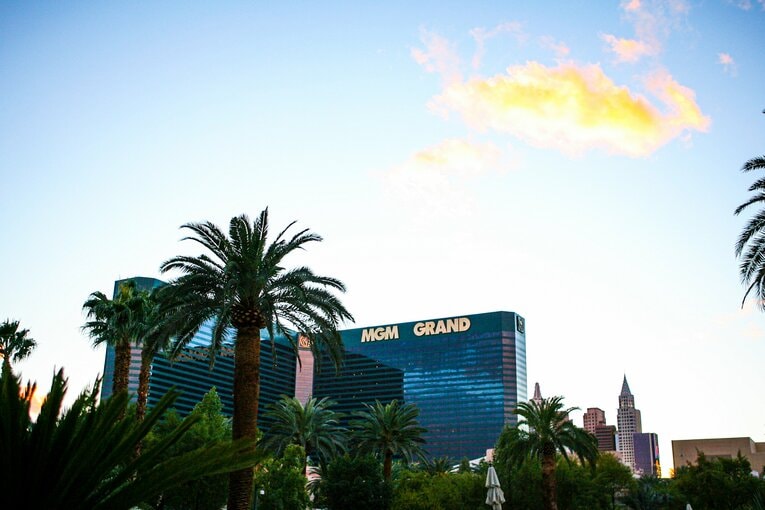 2008年12月、『UFC 92』当日のラスベガスは快晴だった　　©Susumu Nagao