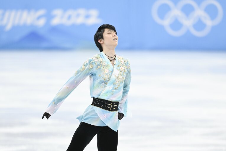 北京五輪フリー『天と地と』、演技終了後　©Asami Enomoto/JMPA