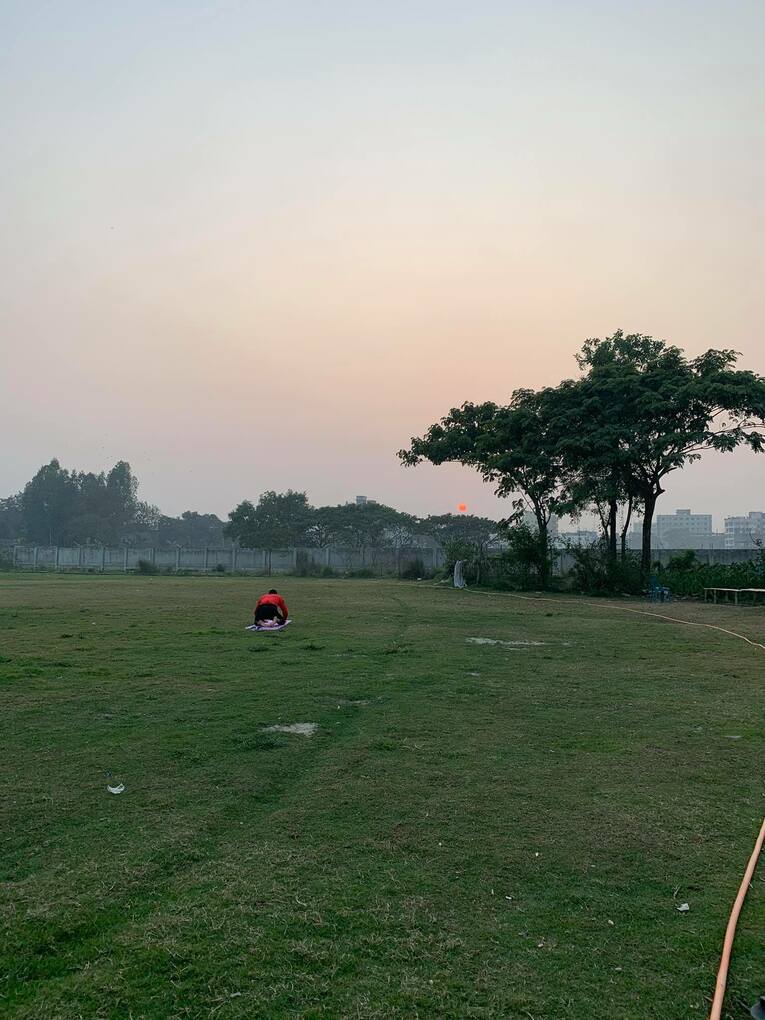 練習場（本人提供）