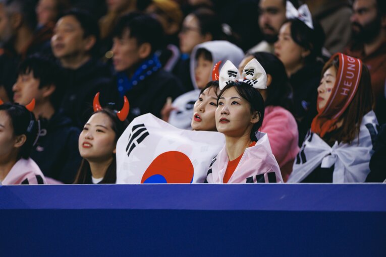 韓国人サポーター　©︎Kiichi Matsumoto